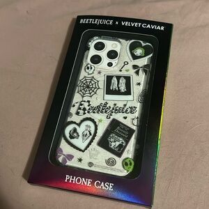 Beetlejuice Velvet caviar iPhone 15+ Pro max case
